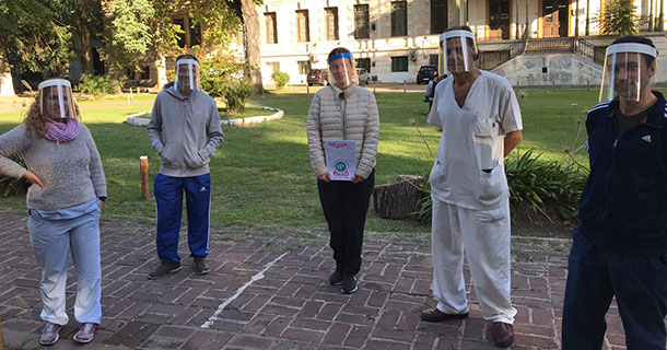 Donación de Máscaras - Hospital Neuropsiquiátrico Braulio A. Moyano